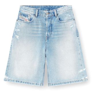Diesel Denim Shorts, female, Blue, Size: W29 De-Sire-Short