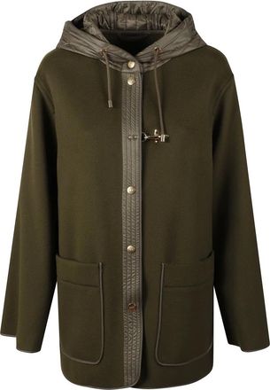 Fay Mujer, Abrigos, Verde, Talla: S