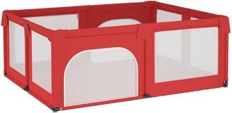 vidaXL Box per Bambini con 2 Porte Rosso in Tessuto Oxford - Vidaxl