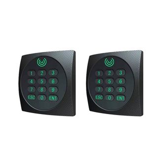 OEM 2 Lectores Rfid Wiegand Kr602m De 34/26 Bits Y 13,56 Mhz Para Control De Acceso, Compatibles Con Tarjetas Nfc Y Contrase&ntilde;as, Con Teclado Led