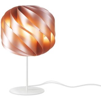 Linea Zero Linea Zero - L&aacute;mpara De Mesa Base Y V&aacute;stago De Cobre En Metal Cm. 25x44h