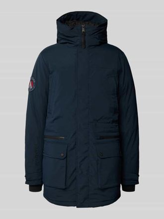 Superdry Parka mit Kapuze in Marine, Gr&ouml;&szlig;e L