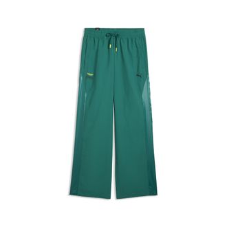 Puma Pantaloni PUMA x ASTON MARTIN ARAMCO F1 TEAM Lifestyle dal taglio morbido da uomo, Accessori, Verde, XXL