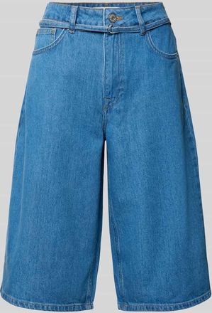 Selected Regular Fit Bermudas aus Bio-Baumwoll-Mix Modell TENNA in Jeansblau, Gr&ouml;&szlig;e 34