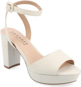 Journee Collection Women & apos;s Nairri Medium and Wide Width Dress Sandals