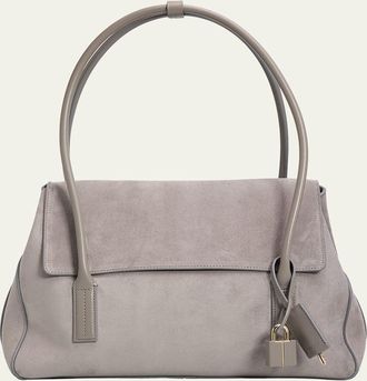 Tom Ford Eclipse Medium Suede & Leather Shoulder Bag