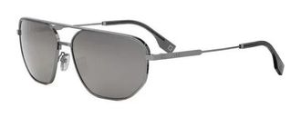 Fendi Smoke Mirror Pilot Mens Sunglasses FE40154U 12C 61