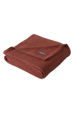 Eddie Bauer Waffle Knit Throw Blanket in Burnt Orange at Nordstrom Rack, Size Full/queen