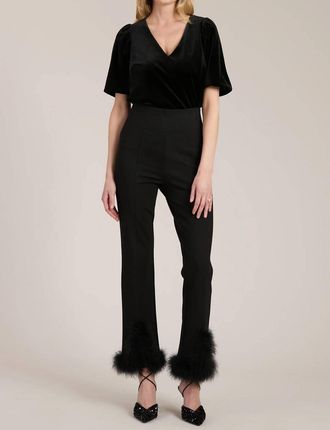 Tyler B&ouml;e Ameret Feather Pant In Black