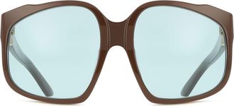 Miu Miu MUA07S 24D20R Womens Sunglasses Brown Size 59