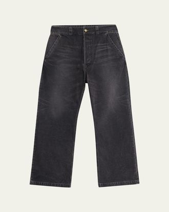 Fear of God Mens Canvas Straight-Leg Utility Pants