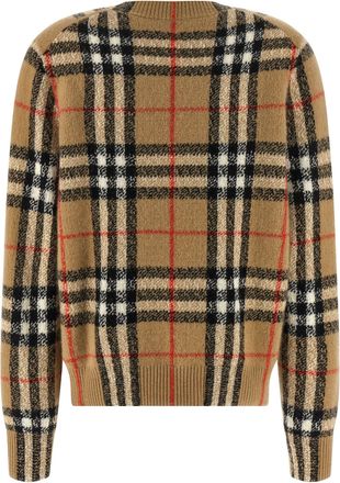 Burberry Womens Beige Cashmere Cardigan Clothing