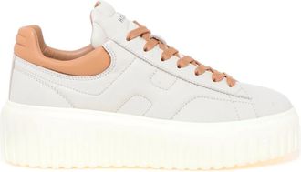 Hogan H-Stripes - Dames - Sneakers - Beige - 39 EU - Leer - Schoenen