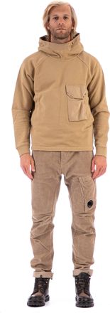 Ten c Ojj Detail Cotton Raglan Hoodie