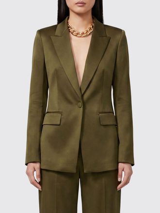 Max Mara Blazer monopetto in seta con rever a lancia