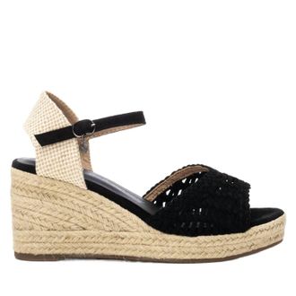 Xti Womens Wedge Sandals In Black