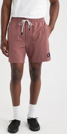 Dark Seas Warwick Stretch Drawstring Shorts in Mauve at Nordstrom, Size Xx-Large