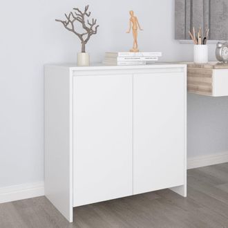 vidaXL Aparador De Madera Contrachapada Blanco 70x41x75 Cm Vidaxl