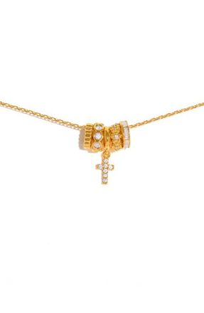 Girls Crew Rio Cross Charm Necklace in Gold at Nordstrom