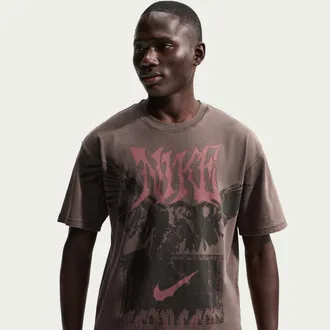 Nike Mens Basketball T-Shirt in Brown | IH4136-237