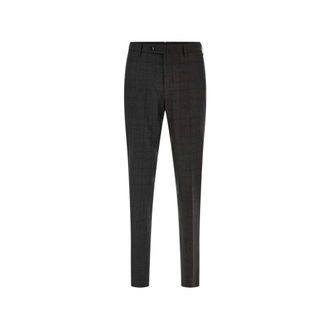 Pantaloni Torino Slim-fit broek - Heren - Broeken - Groen - Maat: S Leer