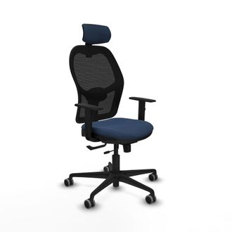 Piqueras y Crespo Silla De Oficina Piqueras Y Crespo Jorquera Negro Reposabrazos Ajustables
