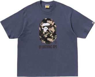 A Bathing Ape Map Camo By Bathing Ape Relaxed Fit T-Shirt Charcoal 1L30-110-342-CRL