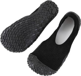 Generic Indoor Training Shoes, Indoor Walking Shoes - Women Treadmill Shoes, Quiet Indoor Footwear, Quiet Comfortable Sneaker Socks for Yoga and Sports Black