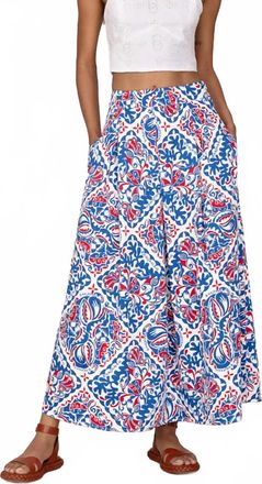 Banjanan Ophelia Maxi Skirt In Blue