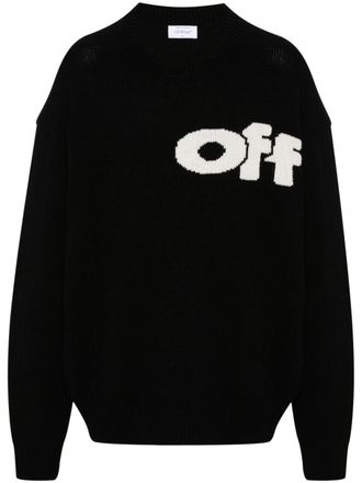 Off-white Shared Logo sweater - men - Wool/Polyamide/Acrylic - M - Black