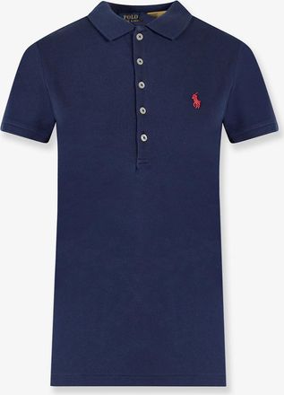 Ralph Lauren Polo in misto cotone con logo ricamato - POLO RALPH LAUREN - gender_Woman