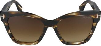Tom Ford Stijlvolle zonnebril met UPC-code - unisex - Zonnebrillen - Bruin - 55 MM - Accessoires