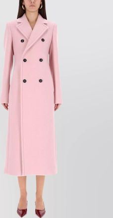 Sportmax long double-breasted coat notched lapels