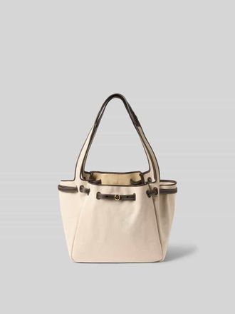 Tory Burch Tory Burch Bucket Bag mit Drawstring-Verschluss in Beige, Gr&ouml;&szlig;e 1