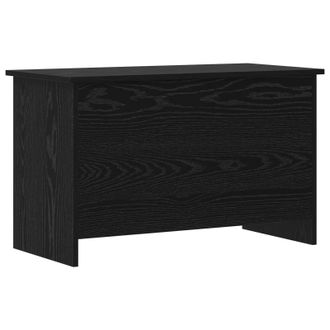 vidaXL Ba&uacute;l De Almacenamiento Roble Negro 80 X 40 X 50 Cm Vidaxl