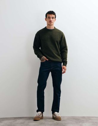 Lee David jeans affusolati in lavaggio scuro-Blu