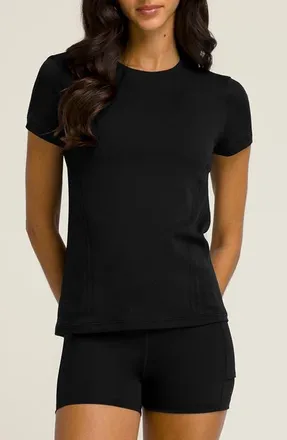 Wilson Pro Seamless T-Shirt in Black at Nordstrom, Size X-Large