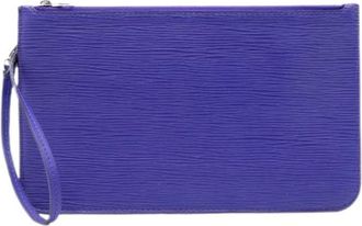 Louis Vuitton Pre-owned Epi Leather Pouch - Dames - Vintage Clutch - Paars - ONE Size - Leer - Vintage