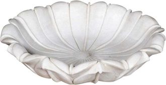 Biscottini International Cuenco Decorativo De M&aacute;rmol (cm: 53 X 53 X 13)