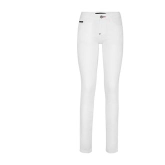 Philipp Plein Dames, Jeans, Wit, Maat: W26 Denim