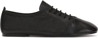 Kazar Zachte leren veterschoenen - Dames - Veterschoenen - Zwart - 41 EU - Leer - Schoenen