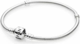 Pandora Bedelarmband Slangenketting - unisex - Armbanden - Grijs - ONE Size - Accessoires