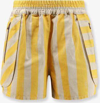 Fendi Shorts in cotone e lino - FENDI - gender_Woman