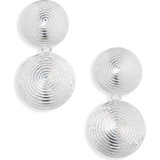 LI&Eacute; STUDIO The Rita Drop Earrings in Silver at Nordstrom
