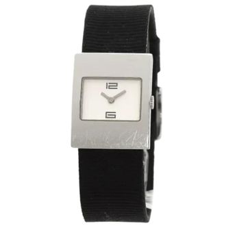 Gucci Pre-owned Watches, female, White, Size: ONE SIZE Pre-owned Leather watches