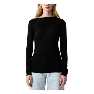 Patrizia Pepe Maglia aderente a maniche lunghe - - Knitwear - Donna - Nero - M