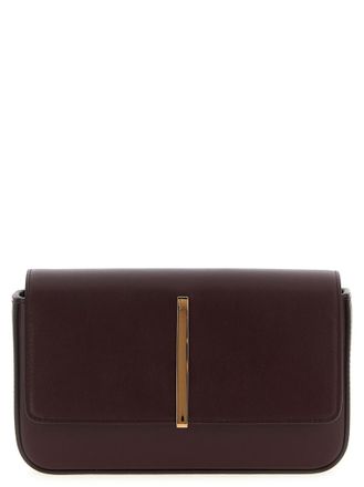 Tod's Burgundy Mini Leather Shoulder Bag