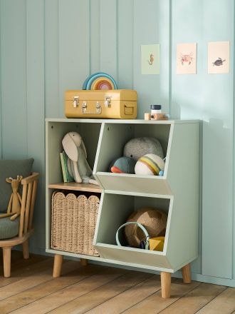 Vertbaudet Kinderzimmer Regal gr&uuml;n