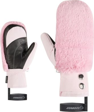 Ziener F&auml;ustlinge ZIENER KATNISS-Z MITTEN glove, Damen, Gr. L, rosa (shell pink), Materialmix, Handschuhe F&auml;ustlinge