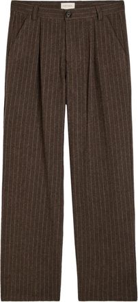 Oliver Spencer Orsman pleated trousers - Brown